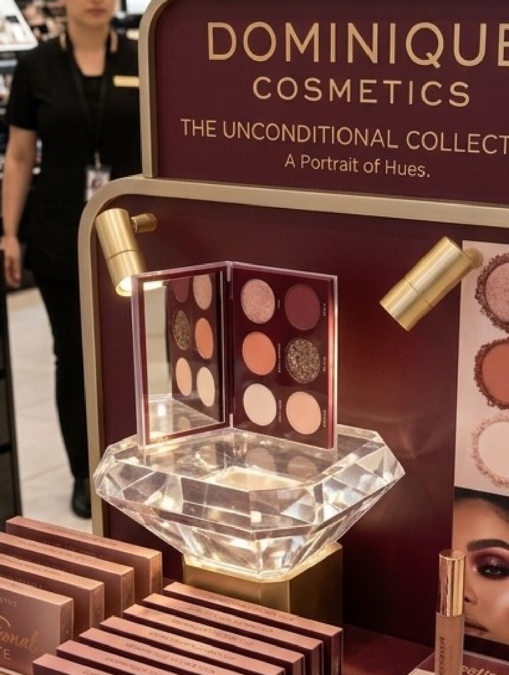 New Dominique Cosmetics Unconditional Eyeshadow Palette Women's Makeup Glam - Picture 5 of 14